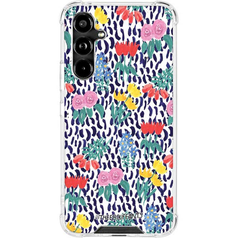 Bouffants and Broken Hearts Bouquets Print Galaxy A54 5G Clear Case