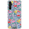Bouffants and Broken Hearts Bouquets Print Galaxy A54 5G Clear Case