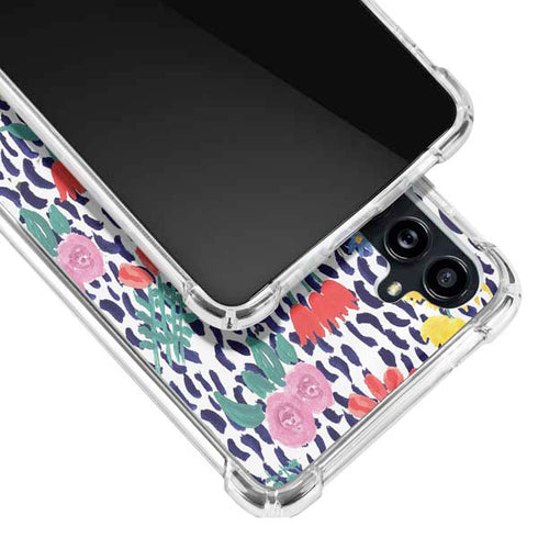 Bouffants and Broken Hearts Bouquets Print Galaxy A54 5G Clear Case
