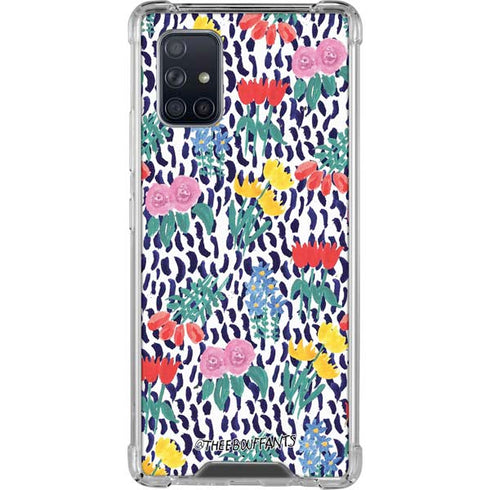 Bouffants and Broken Hearts Bouquets Print Galaxy A71 5G Clear Case