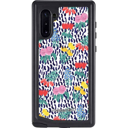 Bouffants and Broken Hearts Bouquets Print Galaxy Note 10 Waterproof Case
