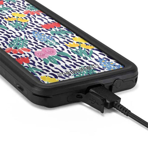 Bouffants and Broken Hearts Bouquets Print Galaxy S20 Plus Waterproof Case
