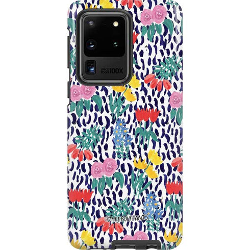 Bouffants and Broken Hearts Bouquets Print Galaxy S20 Ultra 5G Pro Case