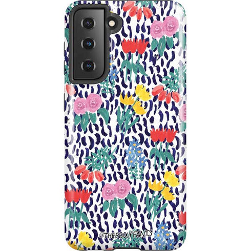 Bouffants and Broken Hearts Bouquets Print Galaxy S21 5G Pro Case