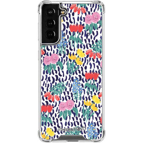 Bouffants and Broken Hearts Bouquets Print Galaxy S21 FE Clear Case