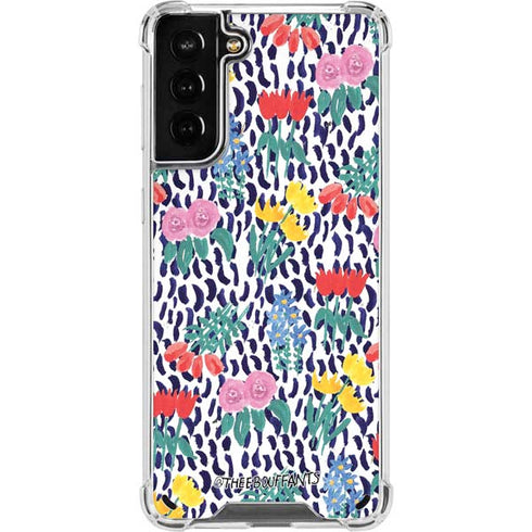Bouffants and Broken Hearts Bouquets Print Galaxy S21 Plus 5G Clear Case