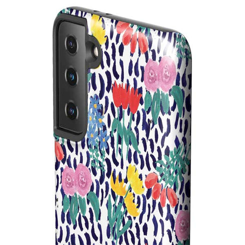 Bouffants and Broken Hearts Bouquets Print Galaxy S21 Plus 5G Pro Case