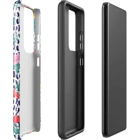 Bouffants and Broken Hearts Bouquets Print Galaxy S21 Ultra 5G Pro Case
