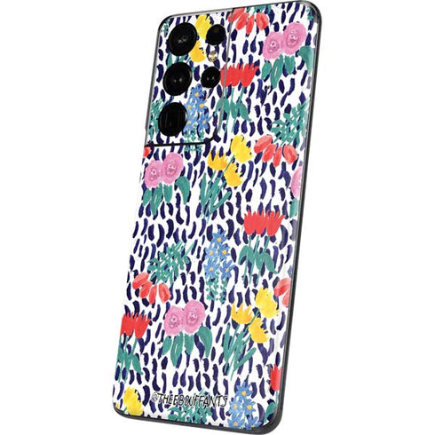 Bouffants and Broken Hearts Bouquets Print Galaxy S21 Ultra 5G Skin