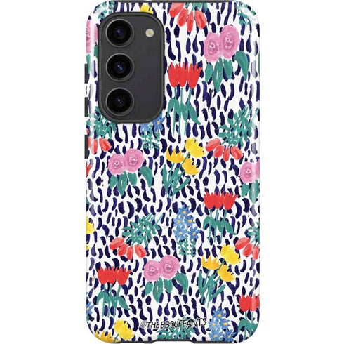Bouffants and Broken Hearts Bouquets Print Galaxy S23 Plus Pro Case