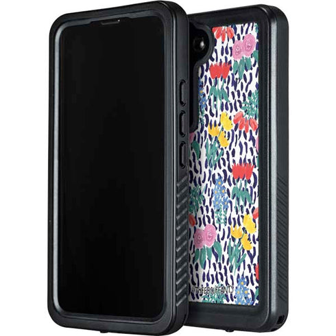 Bouffants and Broken Hearts Bouquets Print Galaxy S23 Waterproof Case