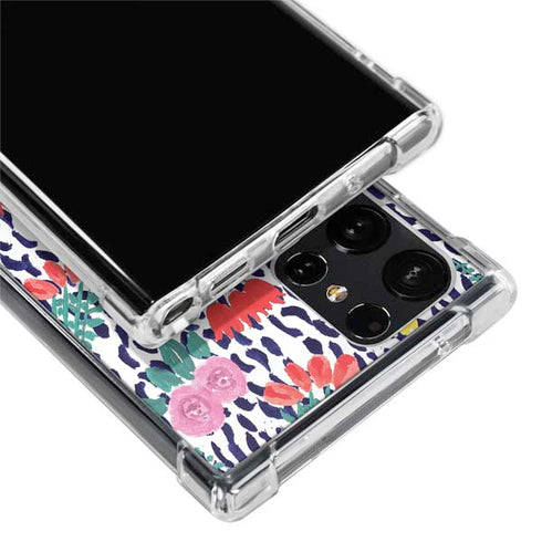 Bouffants and Broken Hearts Bouquets Print Galaxy S24 Ultra Clear Case
