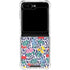 Bouffants and Broken Hearts Bouquets Print Galaxy Z Flip5 5G Clear Case