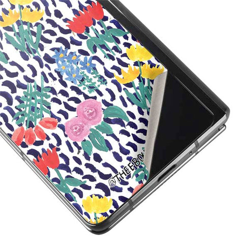 Bouffants and Broken Hearts Bouquets Print Galaxy Z Fold2 5G Skin