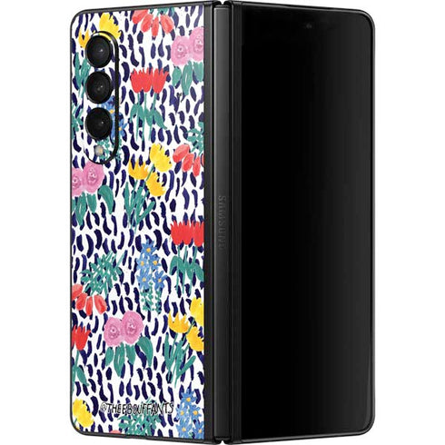Bouffants and Broken Hearts Bouquets Print Galaxy Z Fold3 5G Skin