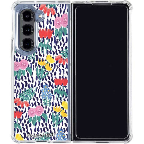 Bouffants and Broken Hearts Bouquets Print Galaxy Z Fold5 5G Clear Case