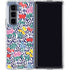 Bouffants and Broken Hearts Bouquets Print Galaxy Z Fold5 5G Clear Case
