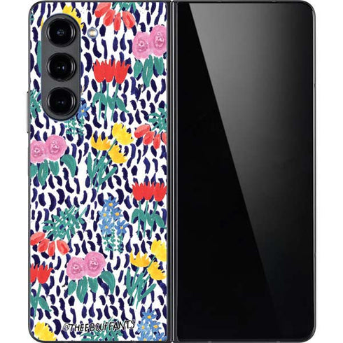 Bouffants and Broken Hearts Bouquets Print Galaxy Z Fold5 5G Skin