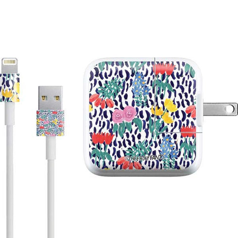 Bouffants and Broken Hearts Bouquets Print iPad Charger (10W USB) Skin