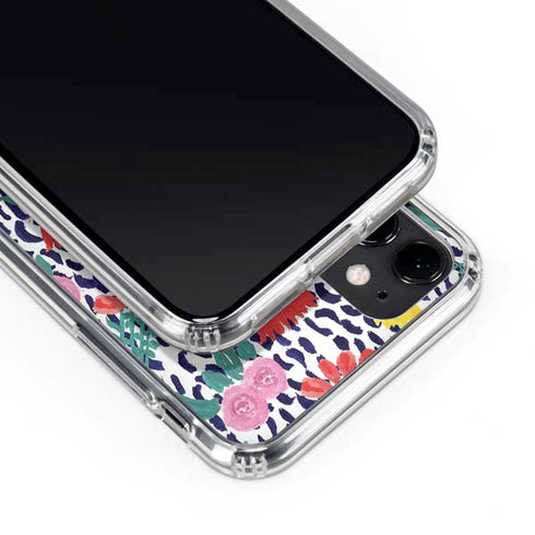 Bouffants and Broken Hearts Bouquets Print iPhone 11 Clear Case