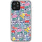 Bouffants and Broken Hearts Bouquets Print iPhone 11 Pro Clear Case