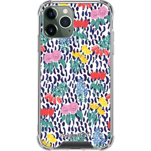 Bouffants and Broken Hearts Bouquets Print iPhone 11 Pro Max Clear Case