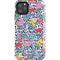 Bouffants and Broken Hearts Bouquets Print iPhone 11 Pro Max Impact Case