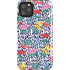 Bouffants and Broken Hearts Bouquets Print iPhone 11 Pro Max Impact Case