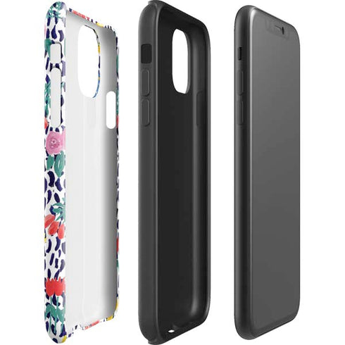 Bouffants and Broken Hearts Bouquets Print iPhone 11 Pro Max Impact Case