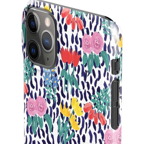 Bouffants and Broken Hearts Bouquets Print iPhone 11 Pro Max Lite Case