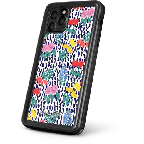 Bouffants and Broken Hearts Bouquets Print iPhone 11 Pro Max Waterproof Case