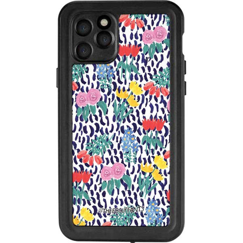 Bouffants and Broken Hearts Bouquets Print iPhone 11 Pro Waterproof Case