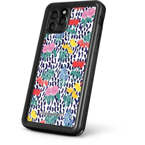 Bouffants and Broken Hearts Bouquets Print iPhone 11 Pro Waterproof Case
