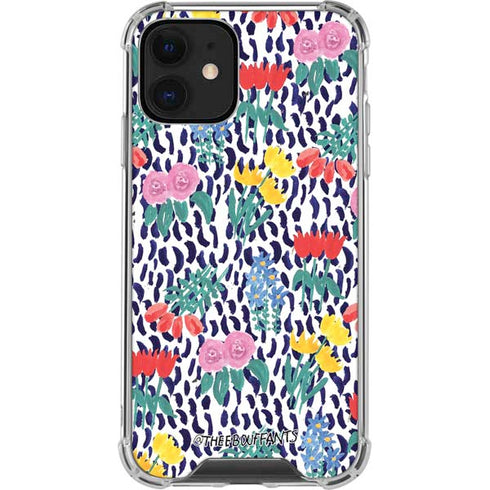 Bouffants and Broken Hearts Bouquets Print iPhone 12 Clear Case