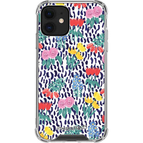 Bouffants and Broken Hearts Bouquets Print iPhone 12 Mini Clear Case