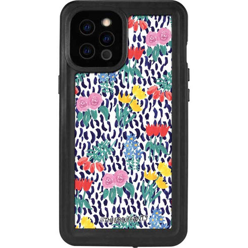 Bouffants and Broken Hearts Bouquets Print iPhone 12 Pro Max Waterproof Case