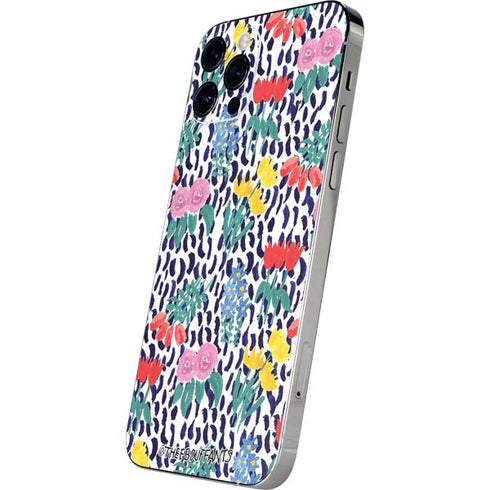 Bouffants and Broken Hearts Bouquets Print iPhone 12 Pro Skin