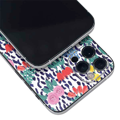 Bouffants and Broken Hearts Bouquets Print iPhone 12 Pro Skin