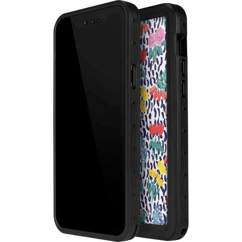Bouffants and Broken Hearts Bouquets Print iPhone 12 Pro Waterproof Case