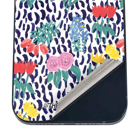Bouffants and Broken Hearts Bouquets Print iPhone 12 Skin