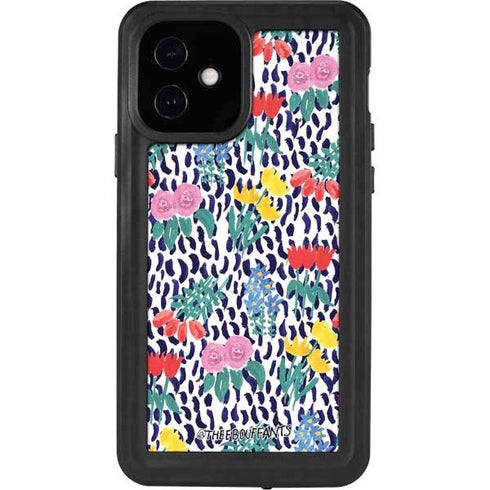 Bouffants and Broken Hearts Bouquets Print iPhone 12 Waterproof Case