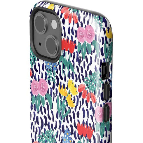 Bouffants and Broken Hearts Bouquets Print iPhone 15 Plus Impact Case