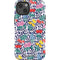 Bouffants and Broken Hearts Bouquets Print iPhone 14 Impact Case