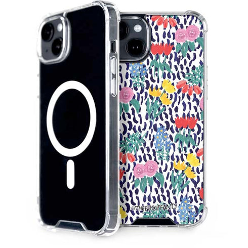 Bouffants and Broken Hearts Bouquets Print iPhone 14 Plus MagSafe Case
