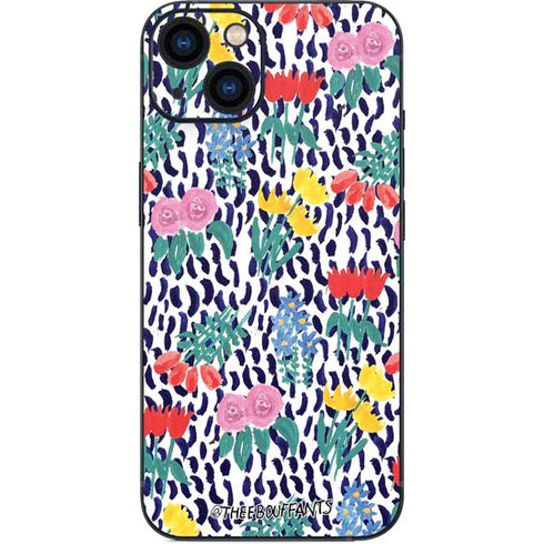 Bouffants and Broken Hearts Bouquets Print iPhone 15 Plus Skin
