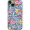 Bouffants and Broken Hearts Bouquets Print iPhone 15 Plus Skin