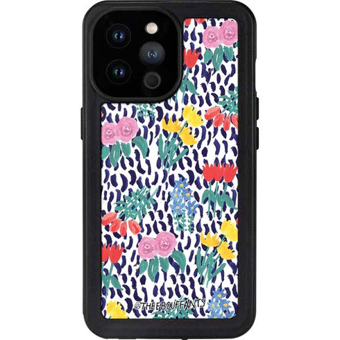 Bouffants and Broken Hearts Bouquets Print iPhone 14 Pro Max Waterproof Case