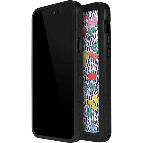 Bouffants and Broken Hearts Bouquets Print iPhone 14 Pro Max Waterproof Case