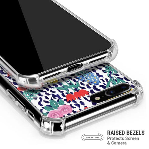 Bouffants and Broken Hearts Bouquets Print iPhone 7/8 Plus Clear Case