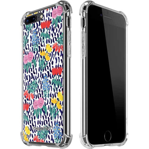 Bouffants and Broken Hearts Bouquets Print iPhone 7/8 Plus Clear Case